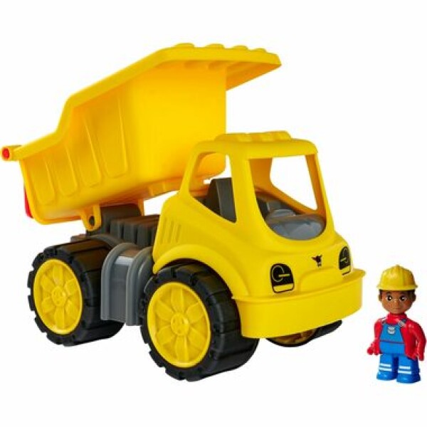 Big Power Worker 54836 Nákladné auto sklápačka s figúrkou 31 cm žltá