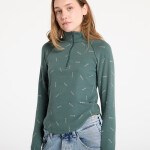 Tričko Nike Sportswear Women's Slim 1/2-Zip Long-Sleeve Logo Top Vintage Green/ Light Army/ Vintage Green S