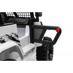 Mamido Mamido Elektrické autíčko OFF ROAD EXTREME 4x4 biele 24V | 200W | 50 kg | EVA | LED | 2,4 Ghz | ECO koža