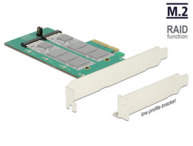 DeLock PCI Express Karta 2 x interný M.2 Key B s RAID / format low profile (89536-D)