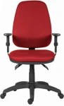 Powerton Anna červená / Kancelárske ergonomické kreslo / nosnosť 120 kg (MKWPANKDCRVA)