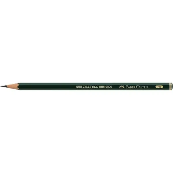 Faber-Castell Castell 9000 Grafitová ceruzka - HB 12 ks (119000)