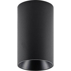 Deko Light 348242 Can IP20, 1x 7,5 W GU10, Schwarz Stropné svítidlo GU10 7.5 W čierna; 348242