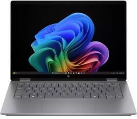 HP HP OmniBook X Flip AI 16-ar0007nn - Ryzen AI 5 340, 16GB, 512GB SSD, 16 2K 400-nit Touch, 5MP IR cam, US backlit keyboard, 68Wh, Meteor silver, Win 11 Home, 1 years