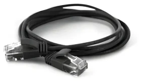 Wantec 7318 čierna / Patch kábel / Cat6a U/UTP / RJ-45 / 7 m (7318)