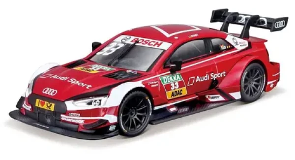Bburago RACE Audi Šport RS 5 DTM 2018 #33 René Rast červená 1:32