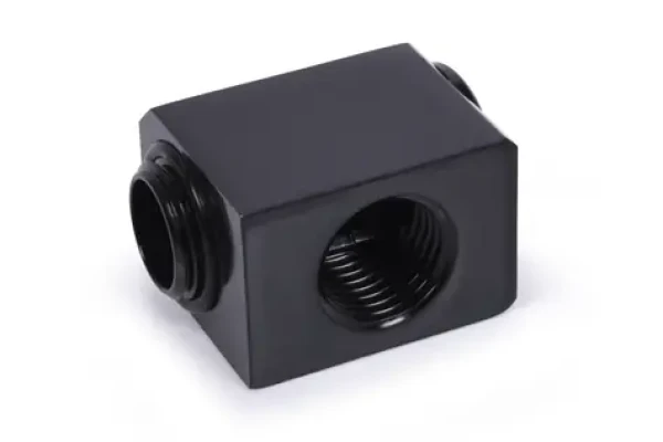 Alphacool Low Profile Adaptér 90° G1/4 AG na G1/4 IG čierna/otočný (17578)