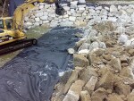 Tkaná polypropylénová geotextília čierna – Geomatex TST 30/30W - pevnosť 30/30 kN/m - 5,3×100 m [530 m²]