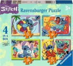 Ravensburger Disney: Stitch 4 v 1 - 12+16+20+24 dielikov