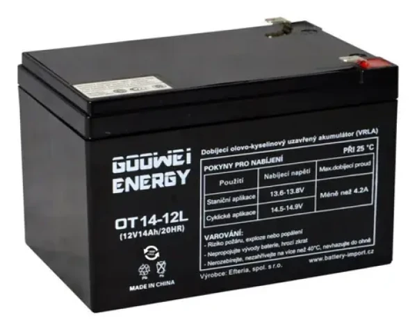 GOOWEI Energy Pb záložný akumulátor VRLA GEL 12V/14Ah (OTL14-12)