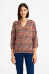 Blúzka Greenpoint TOP704W22PSL01 Paisley Pattern 01 36