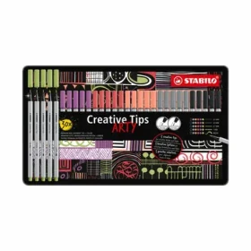 STABILO® Creative Tips - ARTY - 30 ks sada v plechu - PASTEL - 6 rôznych farieb (89/30-6-2-20)