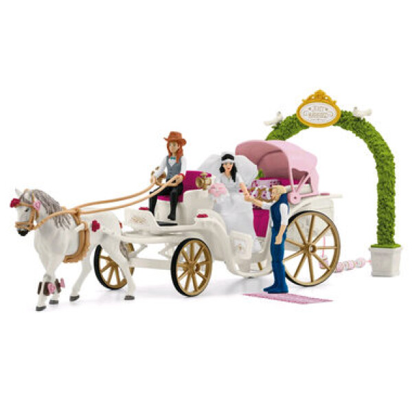 Schleich Horse Club 42641 Svadobný kočiar a príslušenstvo