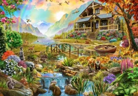 BlueBird Puzzle Zemský raj