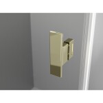 MEXEN/S - Mist H Duo sprchovací kút dvere krídlové 70 x 80, transparent, zlato - 8A5-080L-070P-50-00 8A5-070L-080P-50-00