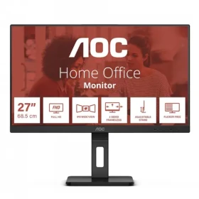 27" AOC 27E3QAF čierna / IPS / 1920x1080 / 16:9 / 4ms / 1000:1 / 300cd-m2 / HDMI + DP + VGA / VESA (27E3QAF)