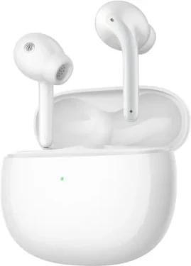 Xiaomi Buds 3 biela / Bezdrôtové slúchadlá do uší / mikrofón / BT 5.2 / IP55 / ANC / nabíjacie púzdro (6934177758140)