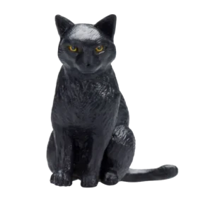 Mojo Mačka čierna sediaca