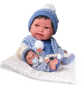 Antonio Juan 5035 Pipo - realistická bábika bábätko s celovinylovým telom - 42 cm