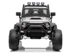 Mamido Elektrické autíčko Jeep Brothers 24V 2x200W lakované strieborné