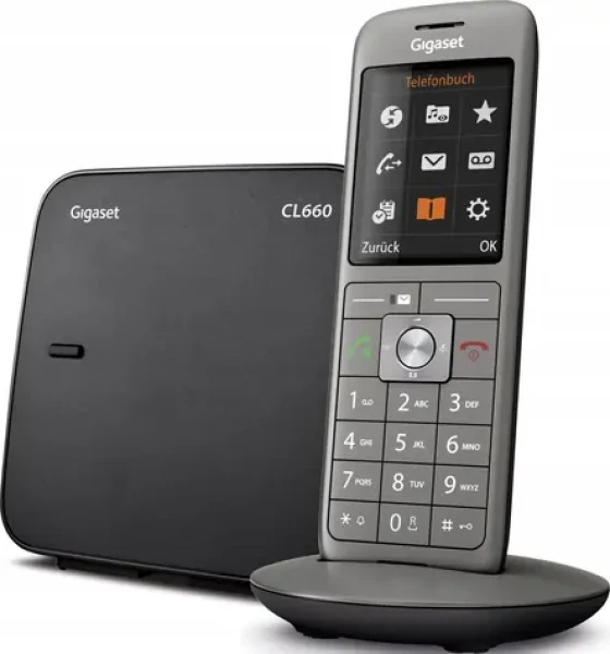 Gigaset CL660 antracitová / Bezdrôtový telefón / DECT (S30852-H2804-B101)