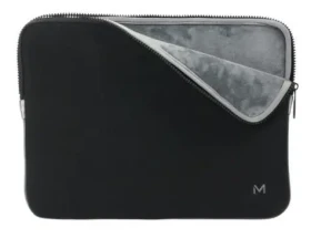 Mobilis Skin Sleeve 12.5-14" čierna šedá / Puzdro na notebook / Pamäťová pena / Odolné proti poškriabaniu a nárazu (049016)