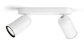 Philips Pongee biela / Bodové svietidlo / 2x GU10 / 5,5 W / bez zdroja / IP20 (SKL000265190)