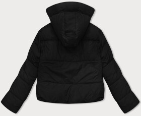 Čierna dámska krátka zimná páperová bunda J Style (16M9188-392) odstíny černé XL (42)