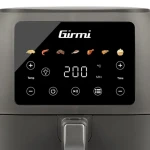 Girmi FG92 šedá / Teplovzdušná fritéza / 8 l / 1700 W / dotykový displej / 7 programov (FG92)