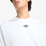Tričko adidas Chest Stripes Engineered Collar T-Shirt White M