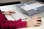 BakkerElkhuizen FlexDesk 640 ComfortRead / Stojan na dokumenty / Výškovo nastaviteľný 110-180 mm / Nosnosť 5 kg (BNEFDESK640CR)