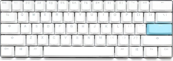 Ducky Ducky One 2 Pro Mini White Edition Gaming Tastatur, RGB LED - Kailh Red (US)