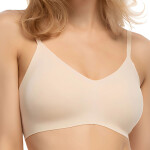Dámsky športový top Infinity soft beige - JULIMEX Béžová XL