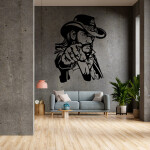 Veselá Stena Samolepka Lemmy Kilmister Farba: béžová, Veľkosť: 60 x 80 cm