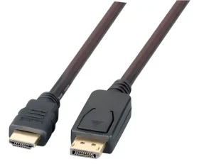 EFB DisplayPort - HDMI redukcia čierna / Redukcia / 5 m / pozlátené konektory (K5561SW.5V2)