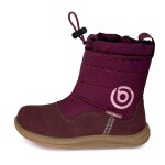 Dievčenské zimné barefoot topánky s membránou Bugga RUBA Fuchsia B00197-07 - 33