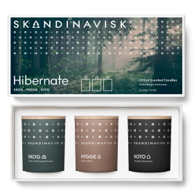 SKANDINAVISK Darčeková sada mini sviečok HIBERNATE 3 × 65 g