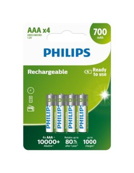 Philips batéria AAA Rechargeable - 4ks (R03B4A70/10)