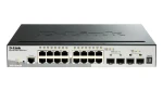 D-Link DGS-1510-52XMP / Switch / 48x Gigabit PoE+ / 4X SFP+ 10G / L3 Managed / stohovateľný / 370W PoE (DGS-1510-52XMP/E)
