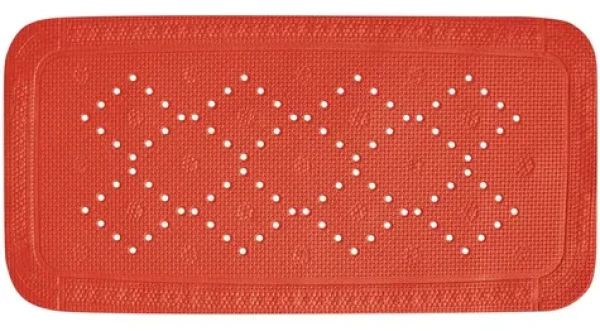 Spirella ALASKA protišmyková podložka do vane červená / PVC / 91 x 36 cm