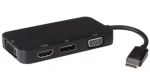 PremiumCord adaptér DisplayPort - DP + HDMI + DVI + VGA / 1080p / 4K * 2K (kportad16)
