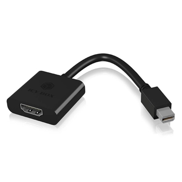 Icy Box IB-AC538a čierna / Mini DisplayPort adaptér na HDMI FullHD čierna (IB-AC538a)