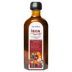 DR.THEISS Kids iron energy sirup železo + vitamín D3 + vitamíny s hroznovou šťavou 250 ml