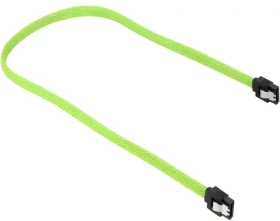 Sharkoon SATA III zelená / Kábel / SATA (M) - SATA (M) / 45 cm (4044951016679)