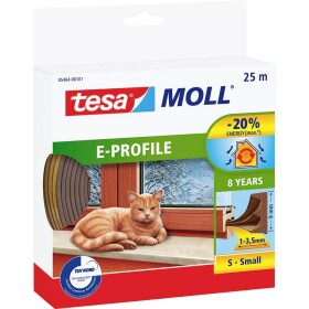 Tesa E-Profil 05464-00101-02 tesniaca páska tesaMOLL® hnedá (d x š) 25 m x 9 mm 25 m; 05464-00101-02