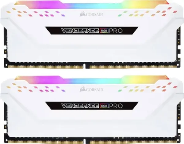 Corsair Vengeance RGB Pre 32GB (2x16GB) 3200MHz biela / DDR4 / PC4-25600 / CL16-20-20-38 / 1.35V / XMP2.0 (CMW32GX4M2E3200C16W)