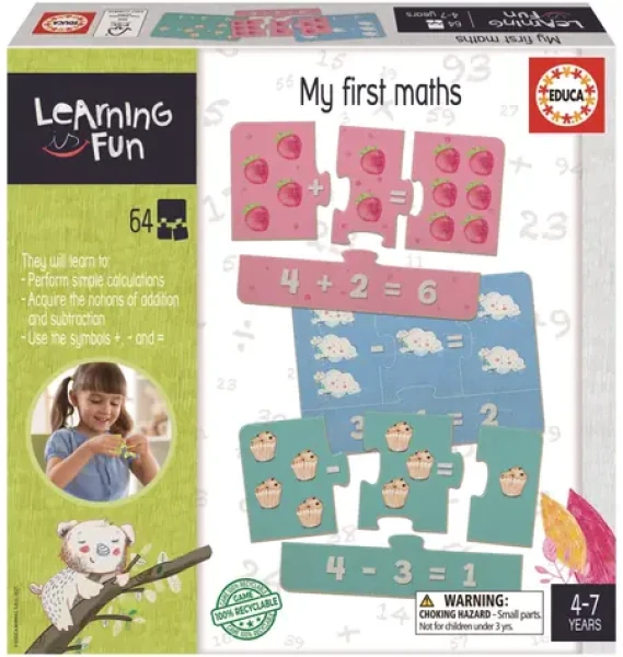 Educa Vzdelávacia puzzle a hra Learning is Fun: Moja prvá matematika
