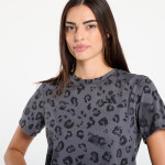 Tričko adidas We T-Shirt Aop Grey Five/ Print S