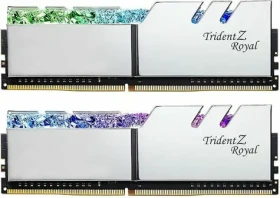 G.Skill Trident Z Royal Elite Silver 32GB (2x16GB) 4000MHz / DDR4 / CL18-22-22-42 / 1.4V / XMP 2.0 (F4-4000C18D-32GTES)