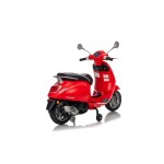 Mamido Detský elektrický skúter Vespa ROMA červený